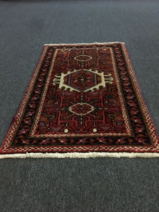 On Vintage Hand Knotted Tribal Area Rug 2’x3’ 2466