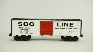 Industrial Rail Idm O Scale Soo Line Single Door Box Car Road 177853 No Box S17