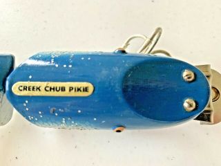 Vintage Creek Chub Jointed Striper Pikie 6834 Blue Flash Saltwater Fishing Lure 3