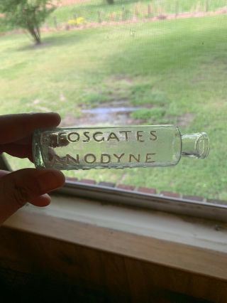 Antique Open Pontil Bottle B.  Fosgates Anodyne Cordial