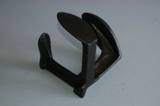 Vintage Cast Iron Cobblers Shoe Last Door Stop Boot Scrape