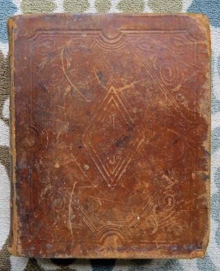 Antique 1847 Holy Bible - Leather Bound - Old Testament W/ Apocrypha
