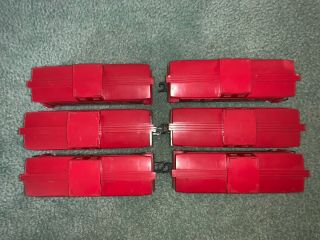 American Flyer 6 Red Cabooses s (3) 24636 versions,  24610,  bobtail 24627 & 24630 3