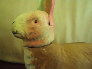 Antique Vintage Paper Mache Rabbit Bunny Candy Container Germany 2