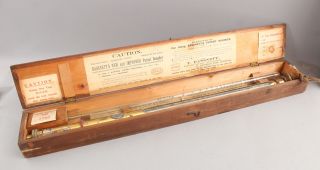 Antique Ships Navigation Scientific Instrument Bassnetts Patent Fathom Sounder