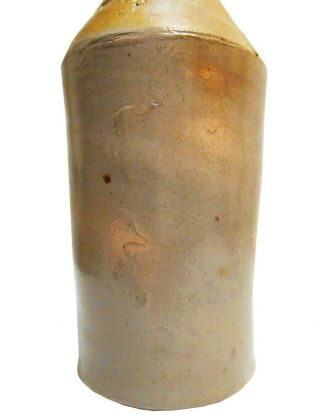 JOHN HOWELL,  BUFFALO,  NY 19TH C AMERICAN ANTIQUE STMPD STONEWARE CER BEER BOTTLE 6