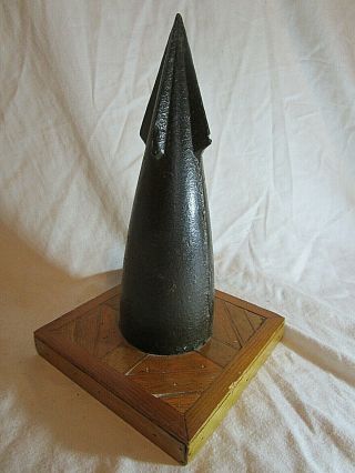 Small Cast Harpoon Head Whaling Victorian Norwegian Rare Antique Mounted