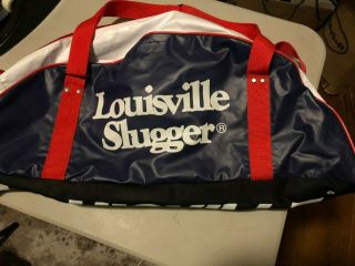 Louisville Slugger Baseball Bats Bag Softball Back Pack Duffle Red Blue White