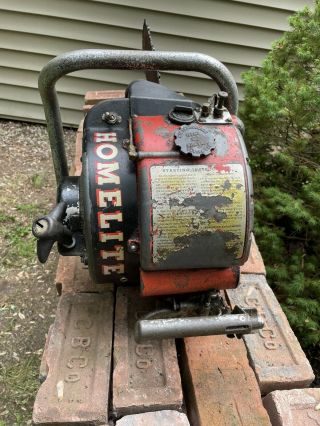 HOMELITE MODEL 26 LCS - Vintage Chainsaw Antique Chainsaw 4