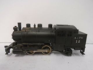 Vintage Ho Scale 0 - 4 - 2 Steam Locomotive Does Not Run