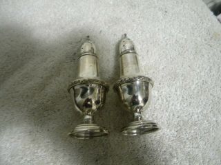 Vintage Mueck - Carey Co.  Sterling Silver Salt And Pepper Shakers