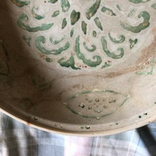 Lovely Scarce Antique Indo - Chinese Large Bowl Hoi An Hoard Lotus Design 3