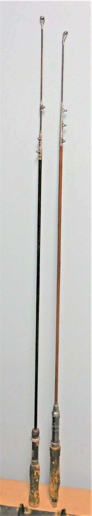 Vintage Two Telescopic Steel Fly/casting Rods By Bristol And Xpert
