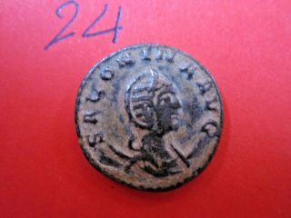 (24) Ae Ancient Roman Coin Salonina " Wife Of Gallienus "