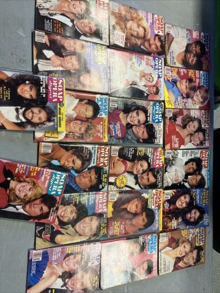 20 Different 1984 Soap Opera Digest Issues No Mailing Label Fs
