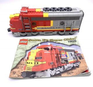 Lego Santa Fe Chief With Instructions (10020) - 99 Complete w/ Mini - figs 4