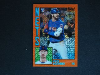 2019 Topps Update Silver Pack Pete Alonso Rc 1984 Orange Refractor 11/25 Nmmt,