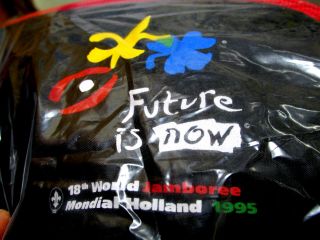 1995 18th World Jamboree Wj Holland Fanny Belt Pack Boy Scout W/bag Nethrld.