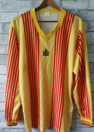 1980s Vintage Football Shirt L/s Admiral Jersey Template Size Adult Xl