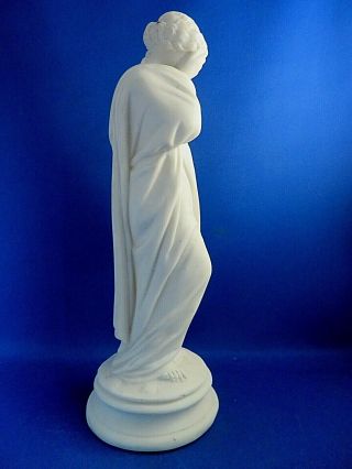 ANTIQUE 19THC WORCESTER STYLE PARIAN SEMI NAKED FEMALE FIGURE OF 