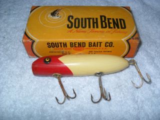 Vintage South Bend Fishing Lure Box