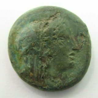 Ancient Greek Kingdom Of Thrace Lysimachos Bronze Drachm C.  323 - 281 Bc (365)
