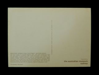 OLD ABORIGINAL MID CENTURY ARTEFACT POST CARD The Australian Museum 2