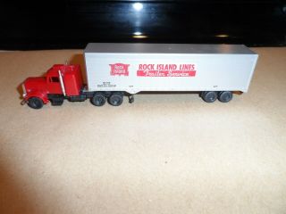 Cox Ho Scale Tractor And Trailer Rock Island Lines