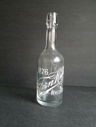 Antique Fern Hill Whiskey Bottle 11.  5 "