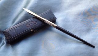 Rare Antique Leroy W.  Fairchild & Co,  Dip Pen,  Huge Flexy 14k No.  7 Nib,  1870 Usa
