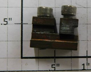 Acme 1201rc Brass Split Jaw Rail Clamp (10)