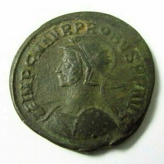 Roman Empire Bronze Antoninianus C.  276 - 282 Ad Marcus Aurelius Probus (671)