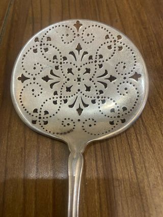 Antique Tiffany & Co Sterling Silver Serving Spoon Winthrop Pattern