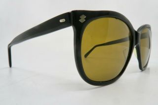 Vintage 60s Sunglasses Brown Glass Lenses Mens Medium Germany Smart