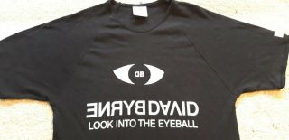 Talking Heads David Byrne Look Into My Eyeball Promo T - Shirt Vintage Medium