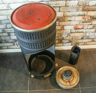 Antique 1910 ' s ARDENT Heater Lamp Sepulchre kerosene Oil Stove Burner Cooker 6