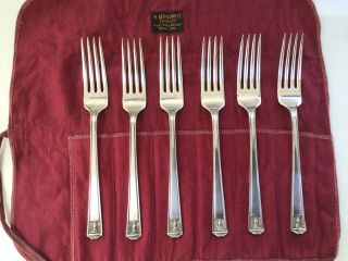 Holmes And Edwards Century Cutlery - Century Pattern - Set Of Six Dinner Forks