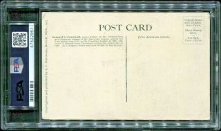 1907 Dietsche SAMUEL CRAWFORD Detroit Tigers Postcards PSA Authentic Altered 2