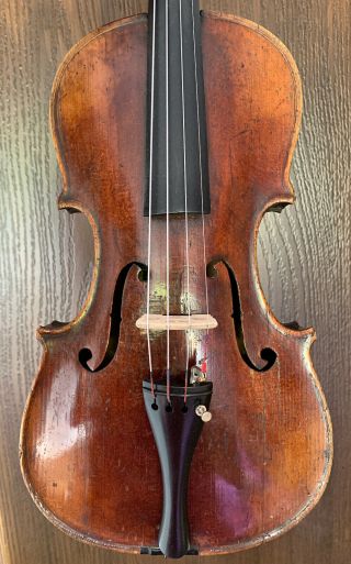, Old,  Antique Labelled 4/4 Violin - Ready To Play