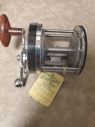 Pflueger Capitol Vintage Surf Casting Reel 1988 W/ Box,  Papers