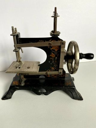 Antique Casige Miniature Toy Sewing Machine Made In Germany