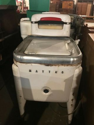 Vintage Antique Maytag Wringer Washer Washing Machine 1940’s 50’s ?
