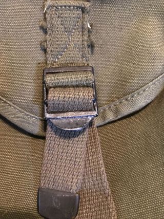 Antique Authentic Vintage 1945 WWII Military Us Army Pouch Period Items 3