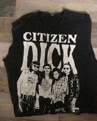 Citizen Dick - T Shirt (singles Movie) Pearl Jam,  Matt Dillon)