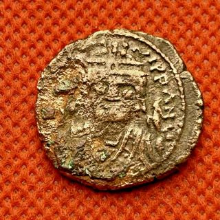 486 Byzantine Empire - Maurice Tiberius 582 - 602 A.  D.  - 22mm