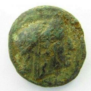 Ancient Greek Kingdom Of Thrace Lysimachos Bronze Drachm C.  323 - 281 Bc (429)