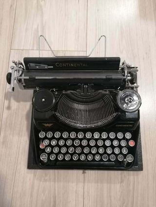 German Ww2,  Third Reich Era Continental Wanderer - Werke Portable Typewriter