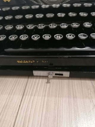 German WW2,  Third Reich Era Continental Wanderer - Werke Portable Typewriter 2