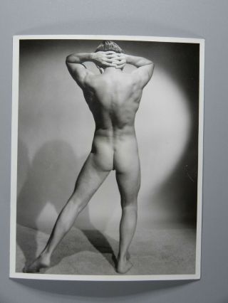 Unique Male Nude,  Studio Print,  Don Whitman,  Western Photography Guild