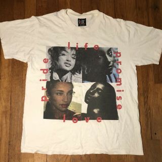 Vtg 90s Sade Concert Tour T Shirt White Usa Rap Tee Hip Hop Jazz 1993 Xl
